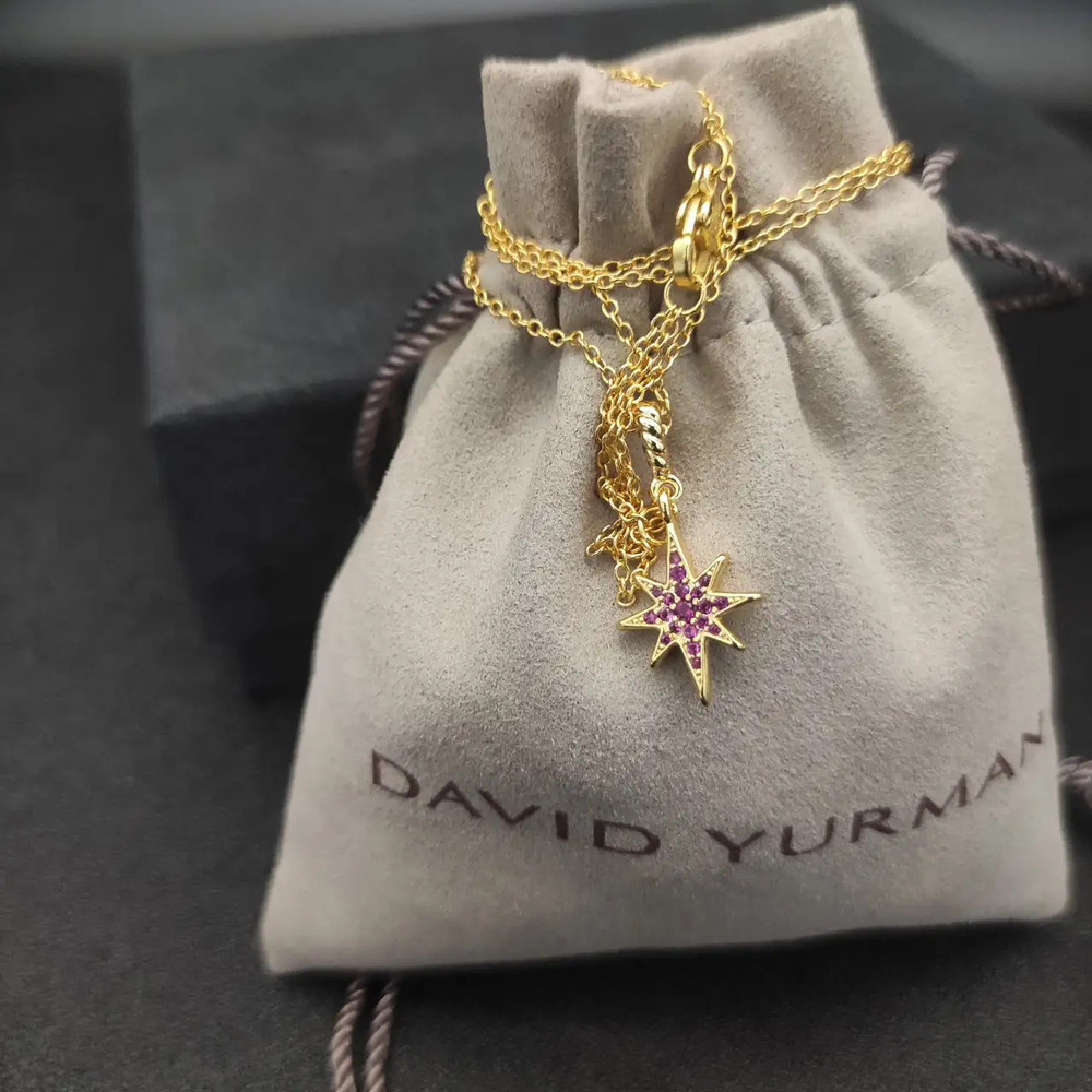 David Yurman Polaris Red Diamond Necklace